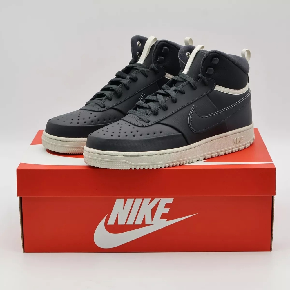 Nike Black and White Classic High-Top Sneakers